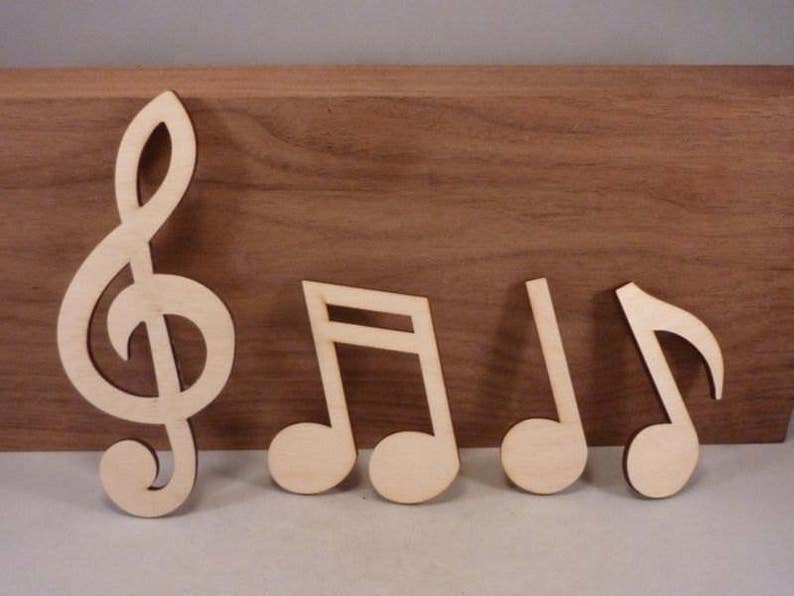 Music Musical Note Treble Clef Double Note Single Note Etsy