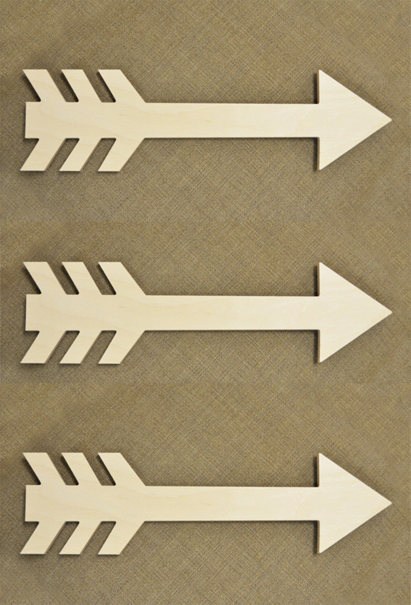 Wooden Arrow Wall Art Arrow Wood Sign Set of 3 Pieces Etsy