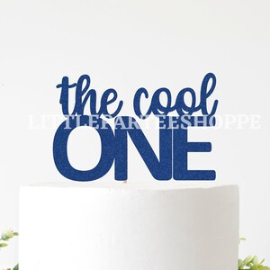 Cool One Cake Topper / Cool One Birthday Party / Cool One First Birthday / Cool One 1st Birthday Decorations / One Cool Dude Birthday Decor