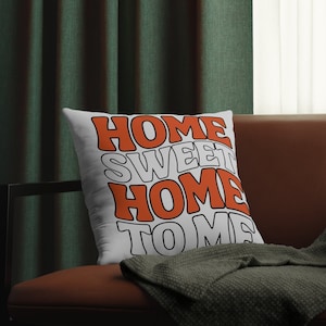 Tennessee Vols Pillow and Cover Knoxville TN College Apartment Dorm State Decor Porch Room Accent Gift Home Freshman Big Little Gift Sweet