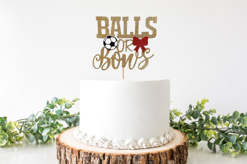 Soccer Gender Reveal / Balls or Bows Gender Reveal / Goals or Etsy