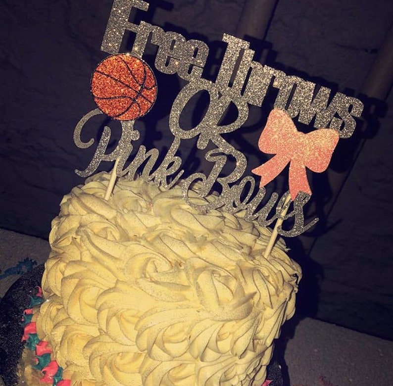 Free Throws or Pink Bows / Buckets or Bows / Basketballs or Etsy