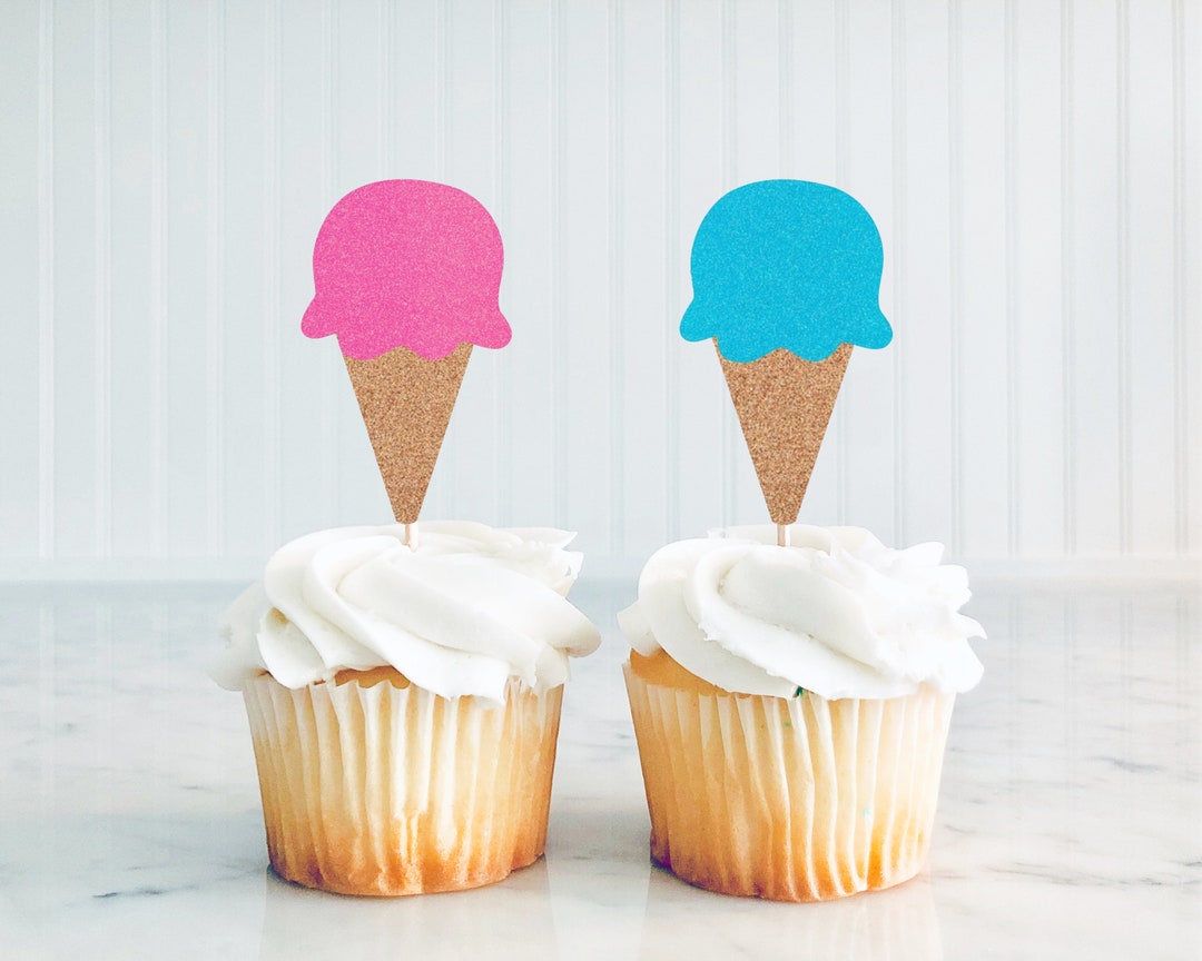 What's the Scoop Cupcake Toppers / What's the Scoop Etsy