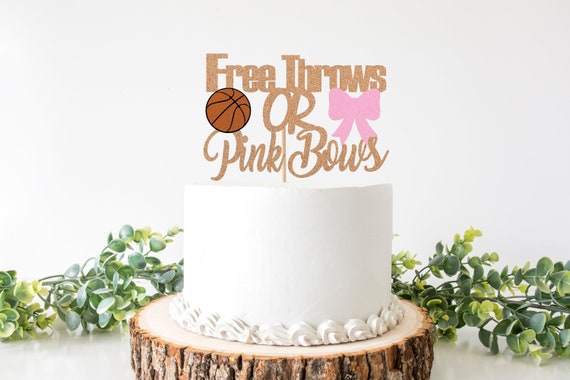 Free Throws Or Pink Bows Buckets Or Bows Basketballs Or Etsy