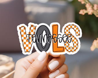 Tennessee Vols Sticker or Magnet | Rocky Top | Volunteers | 2" & 3" Decal | Waterproof Laptop | Water Bottle | Knoxville