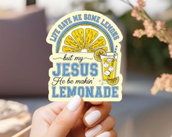Forest Frank | Making Lemonade | Vinyl Sticker or Magnet | Decal | Christian | Waterproof Custom Laptops Tumblers Refrigerator Gift Dorm