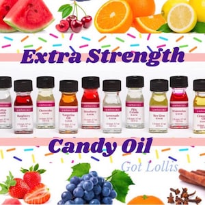 Extra Strength Candy Oil: 70 Flavors for Baking & Lip Gloss