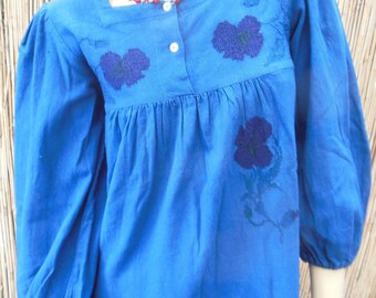 Vintage Hippie India cotton top size small