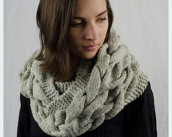 KNITTING PATTERN - Anka Infinity Scarf