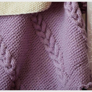 KNITTING PATTERN Lyla Baby Blanket image 3