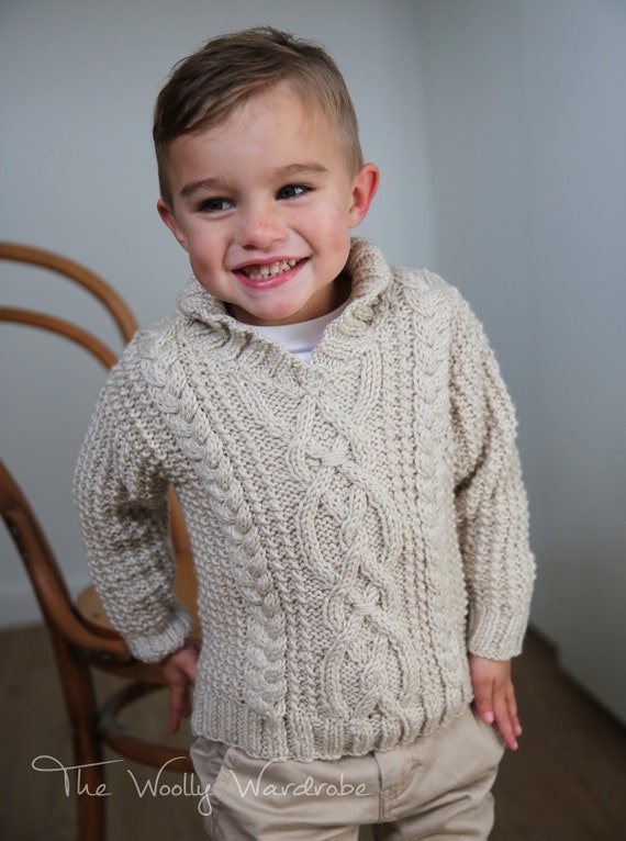 KNITTING PATTERN Luke Sweater | Etsy