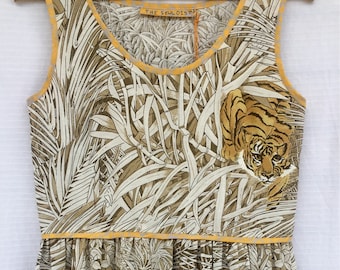 Tiger print dress | Etsy