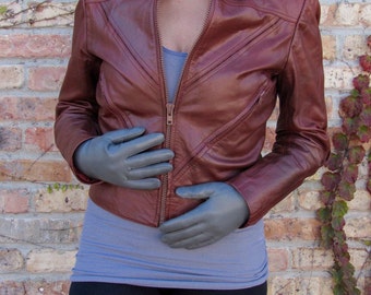 saxony leather jacket