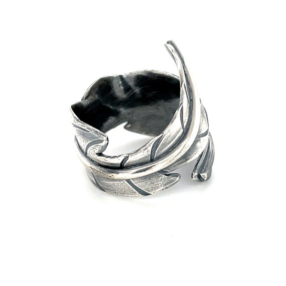 Feather Silver Ring, Feather Sterling Silver Ring, Adjustable, Silver Feather, Thumb Ring, Size 9 - Etsy Feather Silver Ring, Feather Sterling Silver Ring, Adjustable, Silver Feather, Thumb Ring, Size 9 - Etsy