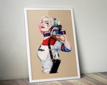 Harley Quinn - Fine Art Print - A4/A3