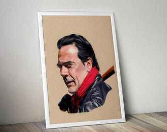 Negan - Fine Art Print - A4/A3