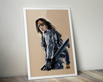 Winter Soldier - Fine Art Print - A4/A3