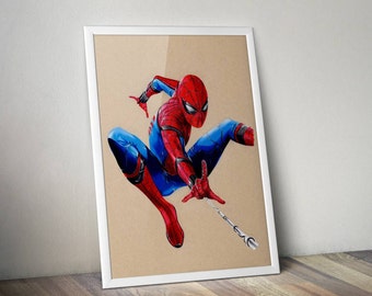 Spiderman Homecoming - Fine Art Print - A4/A3