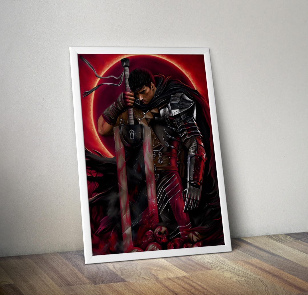 ベルセルク　プリントキャンバスアート ベルセルク - ファインアートプリント - A4/A3 - Etsy 日本