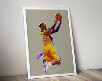 Kobe Bryant - Fine Art Print - A4/A3