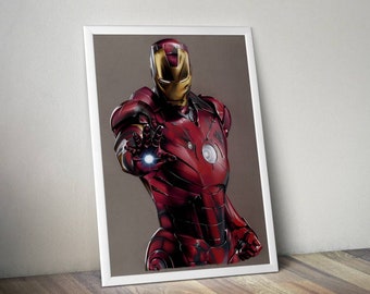 Iron Man - Fine Art Print - A4/A3