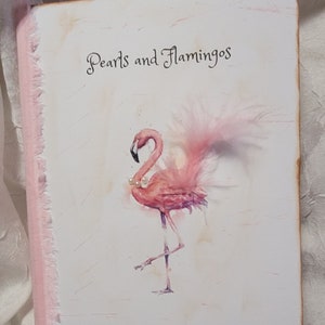 Junk Journal - not, Inspirational writing, handmade, Blank junk journal, memory journal, encouragement gift, Coffee/Tea dyed pages