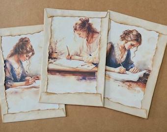 Journal cards, greeting cards, journaling cards, ephemera, handmade cards, crafts, gift, women's ministries gifts, inspirational gifts