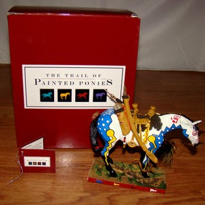 Trail of Painted Ponies War Pony - Etsy