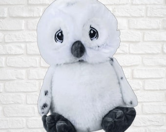 8 inch Unstuffed Plush Animal- Owl
