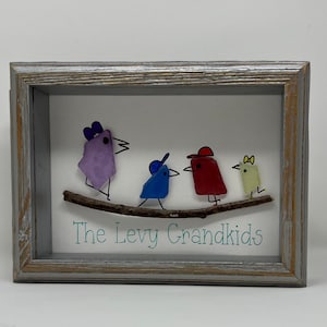 Sea Glass Art Family is Grand for grandparent&#39;s day, anniversary, birthday, Christmas, Hanukkah, and holiday gifts