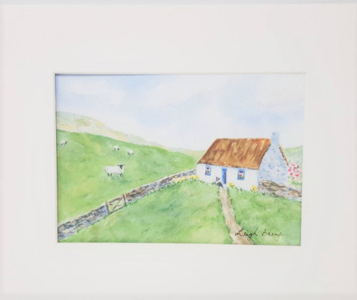 Irish Countryside Irish Landscape Painting Irish Art Print Etsy Norway