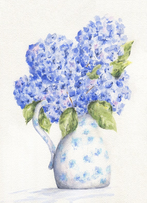 パリコレクション 水彩画 花瓶と花 フレーム付きオフホワイトフレーム アート 絵画