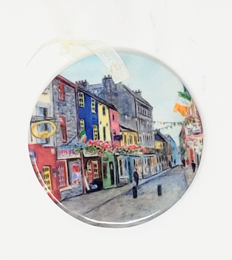 Galway Ireland Porcelain Ornaments Irish Christmas Ornament Etsy