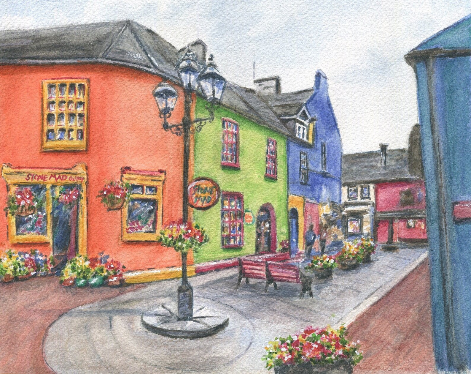 Kinsale Ireland Watercolor Prints or Original Painting Etsy
