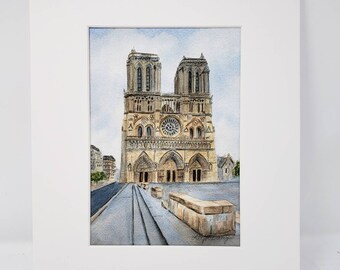 ノートルダム大聖堂（パリ、フランス）、プリントまたはオリジナルの