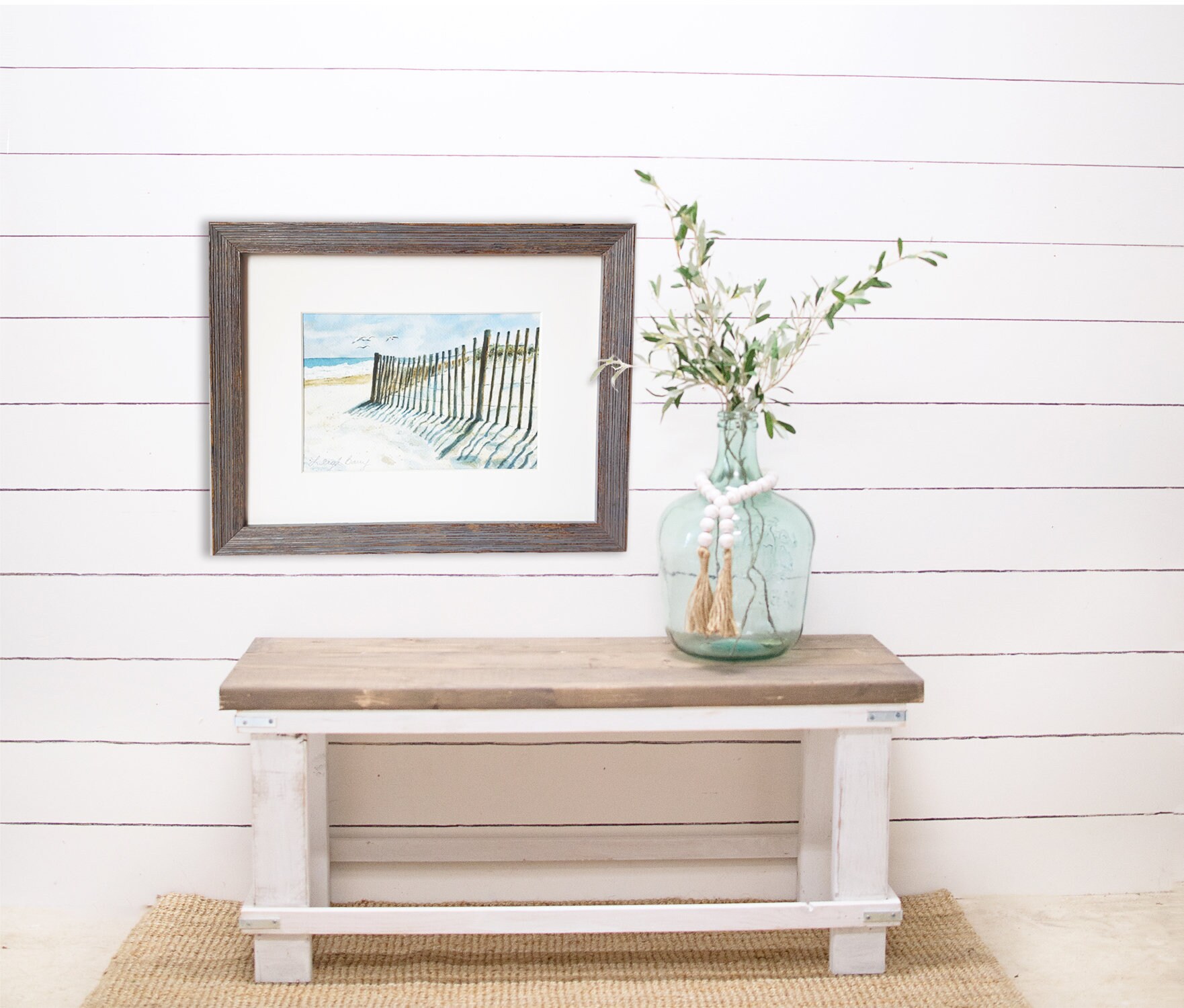 Beach w/ Fence Wall Art main image 0