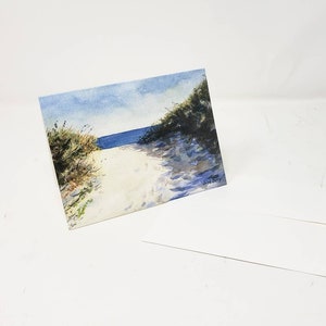 Beach Notecards, Beach Blank Note Cards, blank greeting cards, Coastal art notecards, boxed note cards, ocean painting greeting card