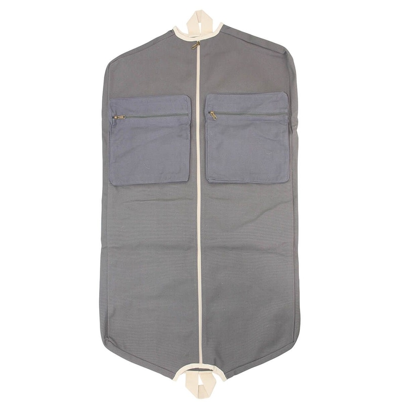 Canvas Garment Bag Bridal Gift Garment Bags Monogrammed Garment Bag Groomsmen Bag