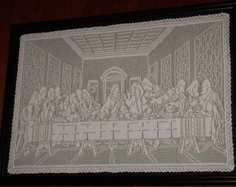 The Last Supper Filet Crochet Pattern Instant Download