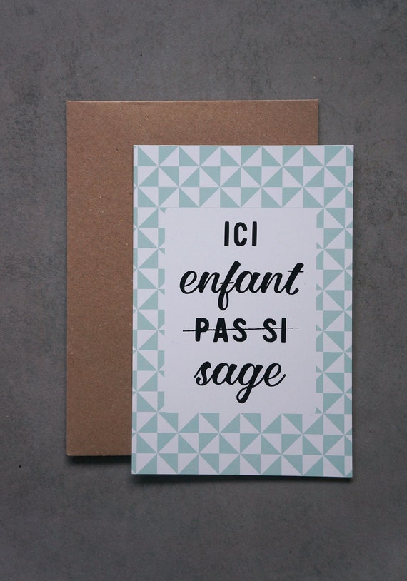 Carte Postale Deco Chambre Enfant Design Scandinave Etsy