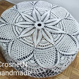 Handmade Crochet Tire Cover – Soft Cotton Vintage Car Accessory