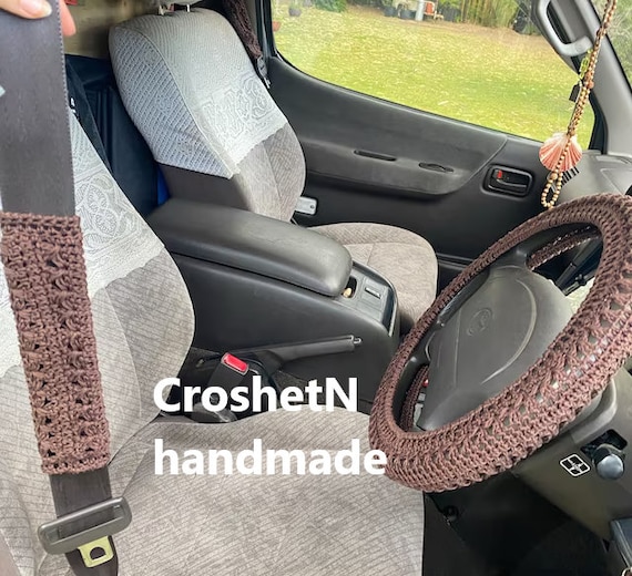 10 Pezzi Coprivolante in Pelle per Donna Accessori Auto Carini Set