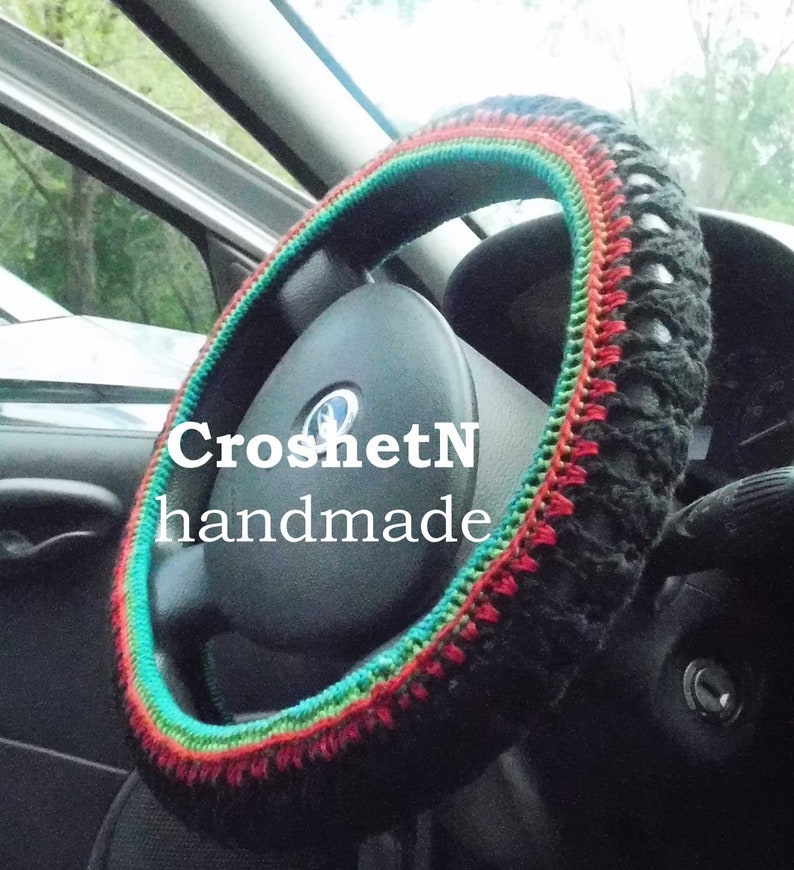 Car Accessories Car Gifts Crochet Wheel Cover Car Decor Wheel Etsy