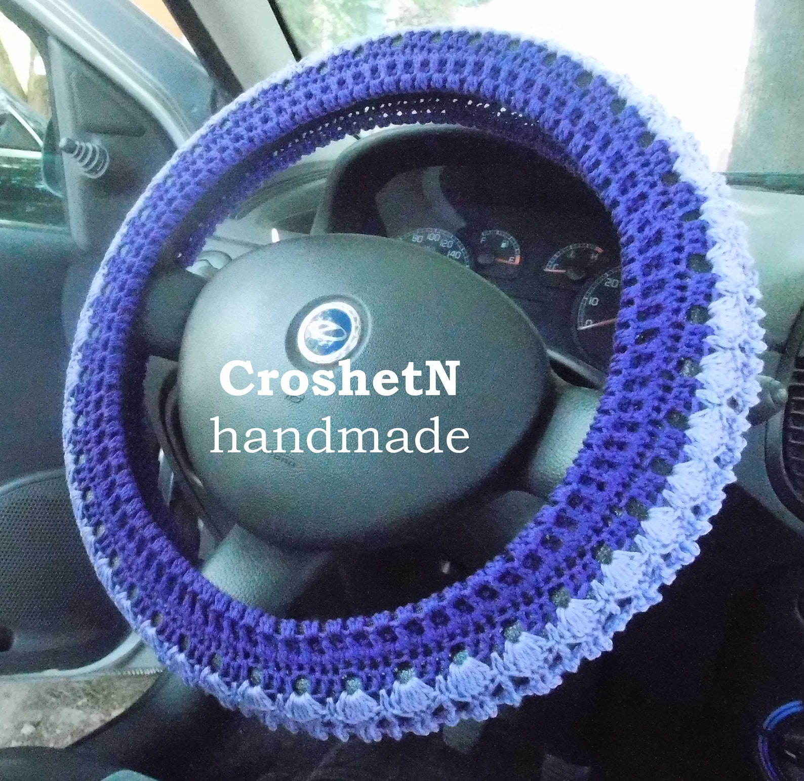 Steering Wheel Cover Crochet Steering Wheel Cover Car Decor Etsy