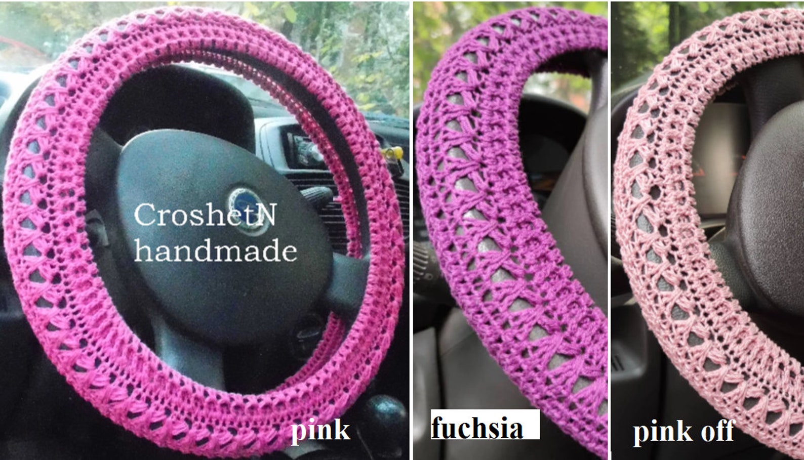 Deep Yellow Steering Wheel Cover Crochet Steering Wheel Cover Etsy