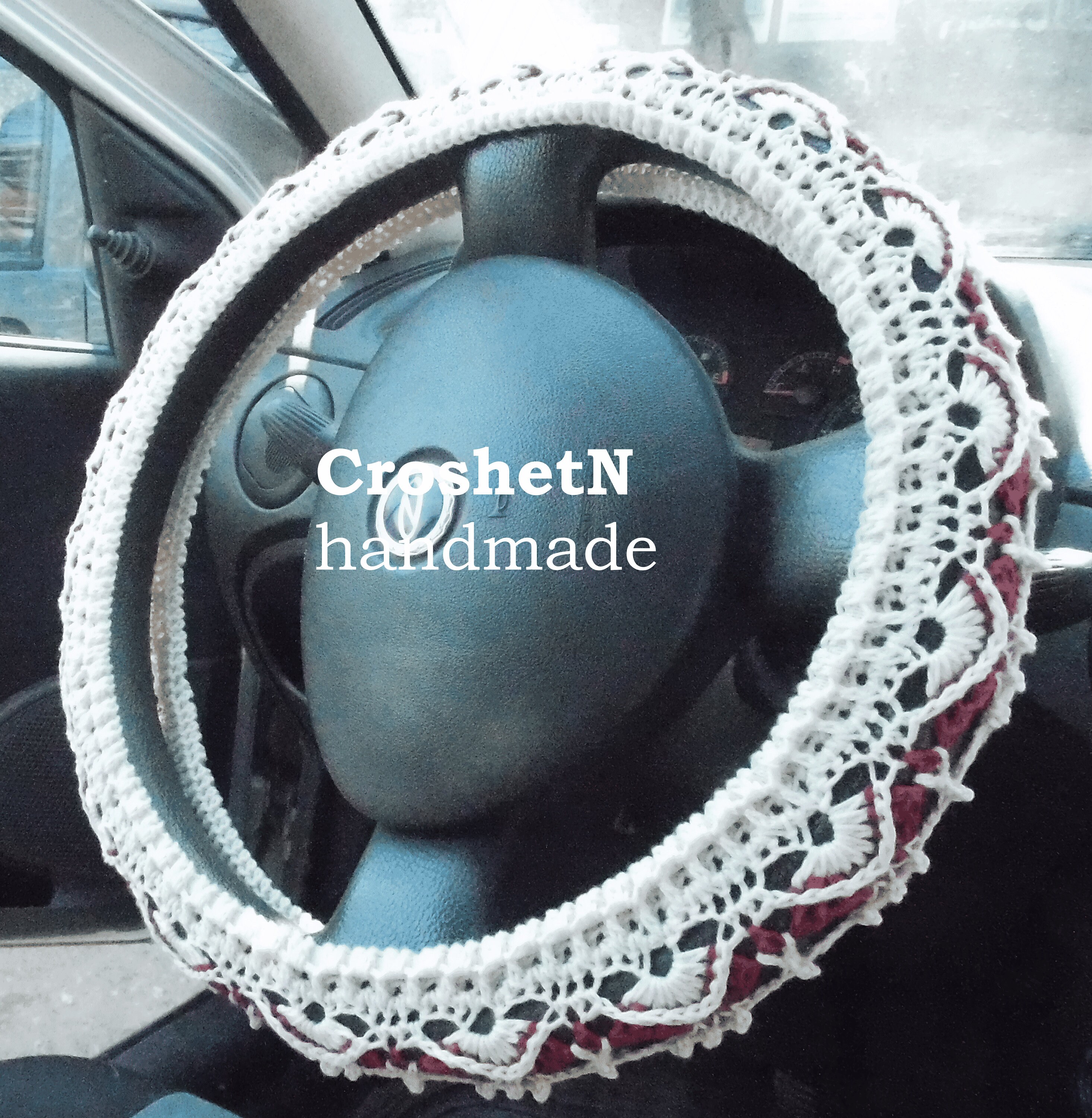 Car Accessories Car Gifts Crochet Wheel Cover Car Decor Wheel Etsy