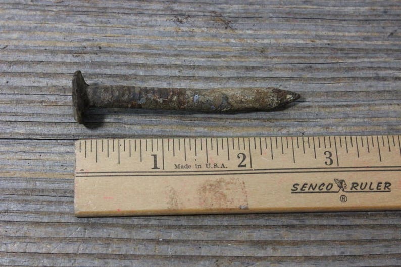 Antique Numbered Railroad Date Nails Numbered Railroad Nails Etsy
