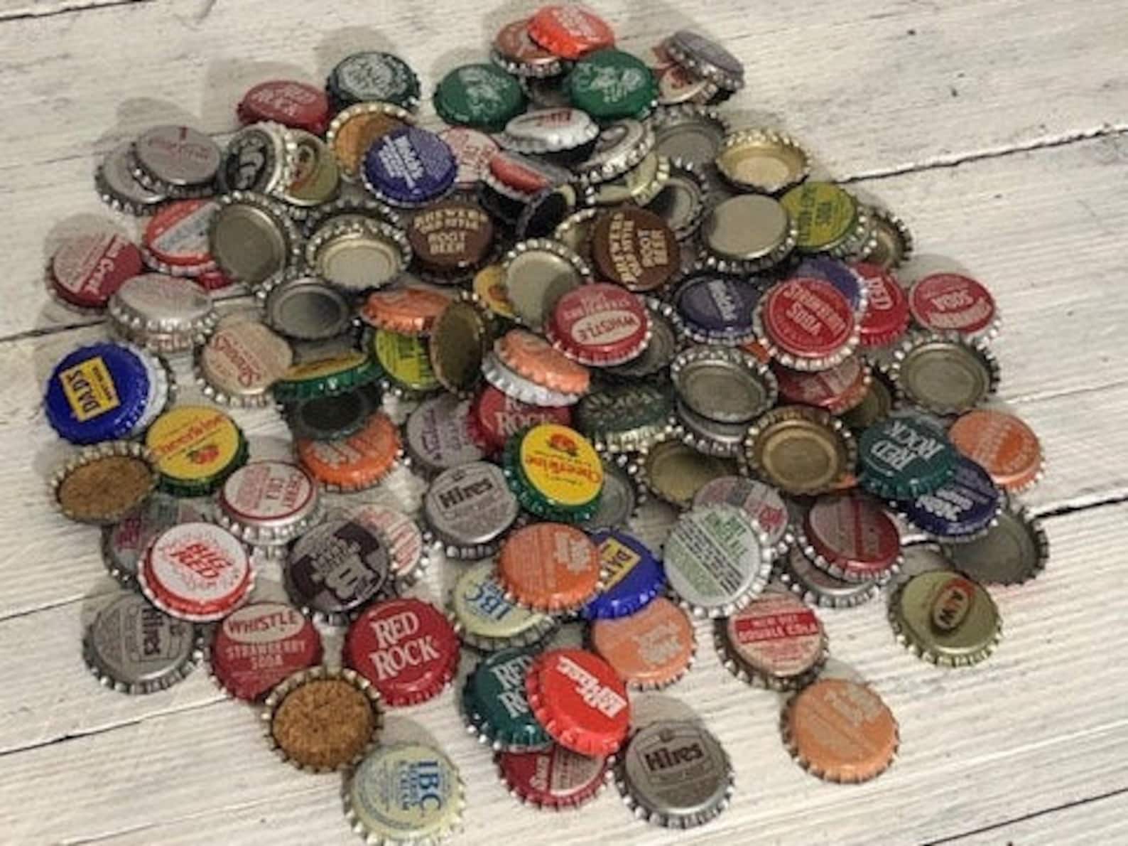 Vintage metal bottle caps variety of metal bottle caps sold Etsy