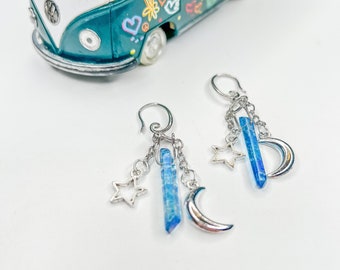 Babasee Boho Fairy Elegant Dangle Petal Earrings Circle Round Drop Hook Earrings Babasee Boho Fairy Elegant Dangle Petal Earrings Circle Round Drop Hook Earrings