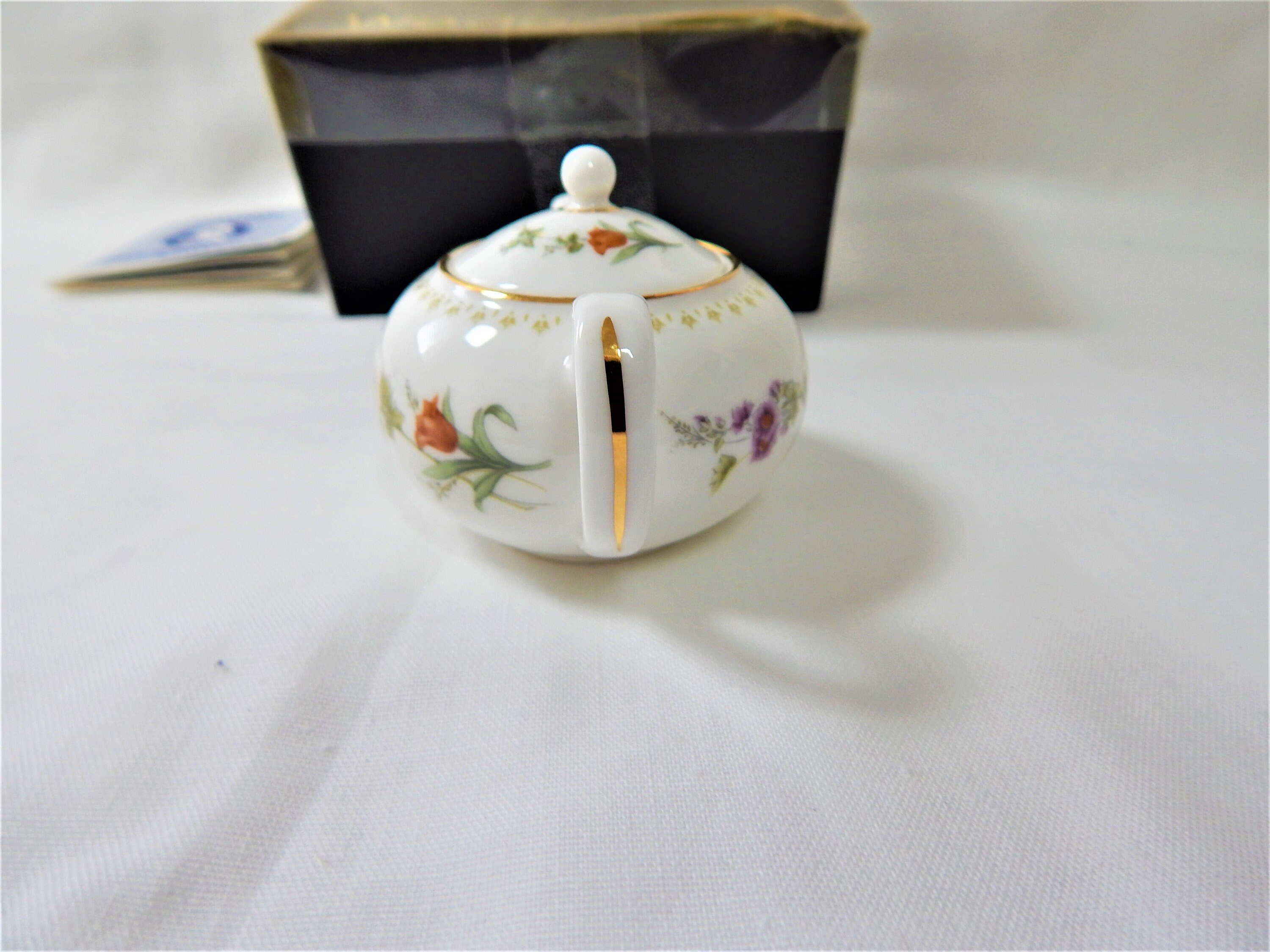 Vintage Wedgwood England Miniature Tea Pot Mirabelle Design Etsy